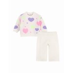 Ensemble fille 2 pi�ces pull et pantalon pour b�b� multicouleur