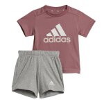 Ensemble fille tee - shirt short rose