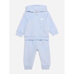 Ensemble gar�on 2 pi�ces gilet � capuche et bas bleu ciel