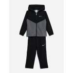 Ensemble gar�on 2 pi�ces gilet � capuche et bas noir / gris fonc�