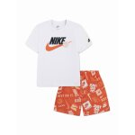 Ensemble gar�on 2 pi�ces orange / blanc
