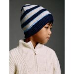 Ensemble gar�on bonnet, snood et mitaines blanc chin�