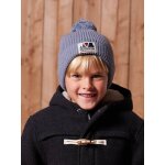 Ensemble garçon bonnet + snood + moufles / gants « outdoor » bleu grisé Ensemble garçon bonnet + snood + moufles / gants « outdoor » bleu grisé