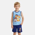 Ensemble gar�on d�bardeur et short paw patrol bleu