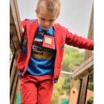 Ensemble gar�on en molleton avec sweat zipp� � capuche rouge