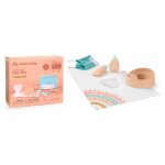 Ensemble d�hygi�ne en bois pour poup�es marron