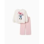 Ensemble de jogging en coton avec imprim� minnie blanc