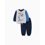 Ensemble de jogging en coton avec imprim� toy story bleu fonc�