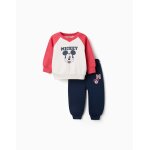 Ensemble de jogging en coton peign� avec mickey rouge