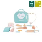 Ensemble de mdecin en bois pour poupes marron