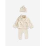 Ensemble naissance 4 pi�ces b�b� petites oies coffret cadeau vanille