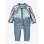 Ensemble naissance marin ray� ray� bleu