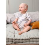 Ensemble naissance nid d'abeille tee - shirt et short cru