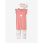 Ensemble nuit magique : chemise de nuit + legging + masque + pochon rose Ensemble nuit magique : chemise de nuit + legging + masque + pochon rose