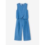 Ensemble pantacourt top denim l�ger bleu moyen