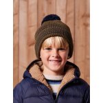 Ensemble ray garon bonnet + snood + moufles / gants kaki