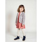 Ensemble robe et gilet matelass� fille bois de rose