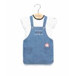 Ensemble robe + haut 100% coton b�b� fille denim