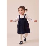 Ensemble robe + haut b�b� fille indigo
