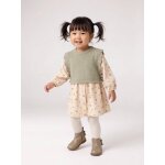 Ensemble robe et pull b�b� fille vanille