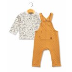 Ensemble salopette + haut b�b� gar�on noix