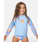 Ensemble t - shirt anti - uv surf magic fille bleu ciel