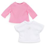 Ensemble t - shirt pour poupe ma corolle multicolore