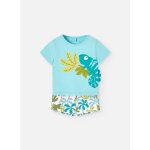 Ensemble t - shirt et short imprim bleu