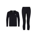 Ensemble sous - couche thermique tshirt et legging elate iii noir
