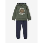 Ensemble sport gar�on � capuche vert sauge