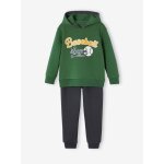 Ensemble sport garçon sweat à capuche et jogging vert Ensemble sport garçon sweat à capuche et jogging vert