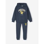 Ensemble sport gar�on sweat + pantalon pokemon en molleton bleu nuit