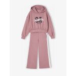 Ensemble sport sweat à capuche + jogging large fille vieux rose Ensemble sport sweat à capuche + jogging large fille vieux rose