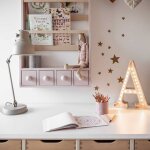 Ensemble de stickers �toiles dor�es pink