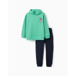 Ensemble de survtement en coton vert