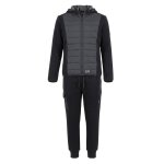 Ensemble de surv�tement gar�on en coton gris, noir