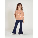 Ensemble sweat imprim et legging flare fille marine