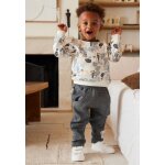 Ensemble sweat et pantalon en molleton touctouc gris