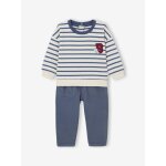Ensemble sweat - shirt + pantalon bb bleu gris