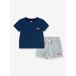 Ensemble tee - shirt + short batwing levi's marine