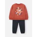 Ensemble en tissu �ponge fille coeurs orange