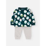 Ensemble en tricot pour b�b� glands souriants multicolore