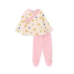 Ensemble tricot pour nouveau - n� avec fermeture lat�rale beige