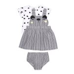 Ensemble en tricot trois pi�ces pour nouveau - n� blanc