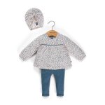 Ensemble tunique + leggings 100% coton b�b� fille imprime