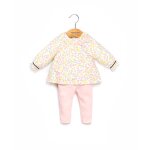 Ensemble tunique + leggings 100% coton b�b� fille imprime