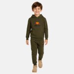 Ensemble veste capuche et pantalon jogging gar�on � imprim� kaki