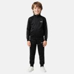 Ensemble veste et pantalon de jogging gar�on imprim� col montant noir