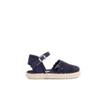 Espadrilles brodes  boucle bleu marine