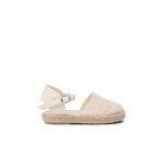 Espadrilles brodes  boucle cru